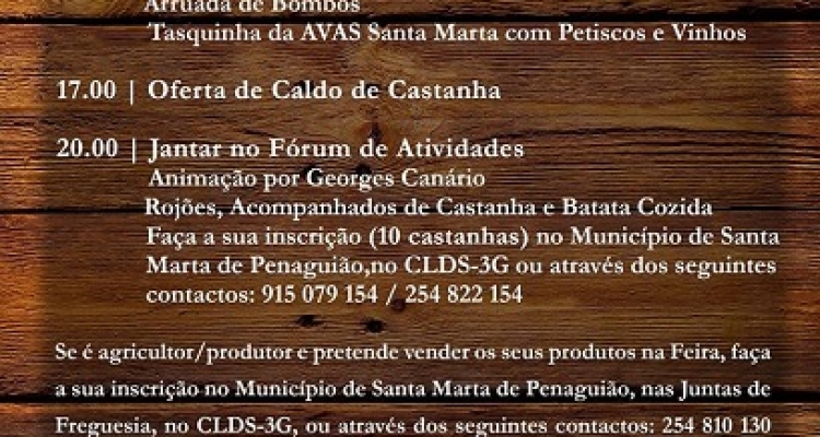 I Feira Anual de S. Martinho - SANTA MARTA
